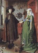 Portrait of Giovanni Arnolfini and His Wife Jan Van Eyck